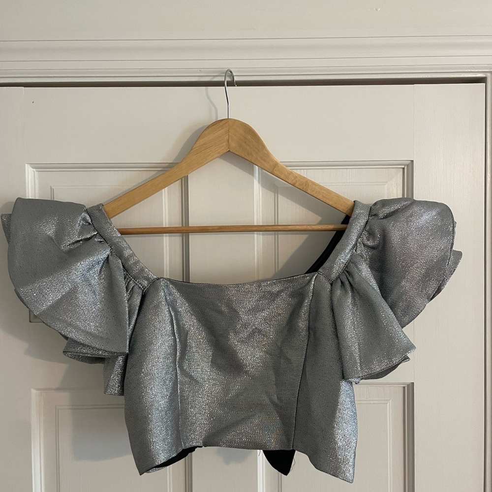 Fabrik sparkle crop top